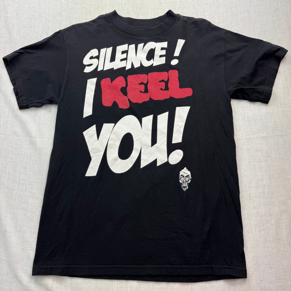 Jeff Dunham Silence! I Keel You! T-Shirt Tee‎ Achmed Mens Medium Black 2010